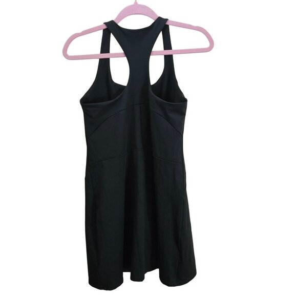 Girlfriend Collective Paloma Racerback Workout Dress Shorts Earth Green Size L - Picture 3 of 10